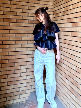「Lumier（リュミエ）のアイテム」を使った、yukaさん（レディース・166cm）の夏コーディネート
