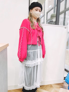 「WC（ダブル シー）のアイテム（パンツ）」を使った、polcadotさん（レディース・160cm）の秋コーディネート