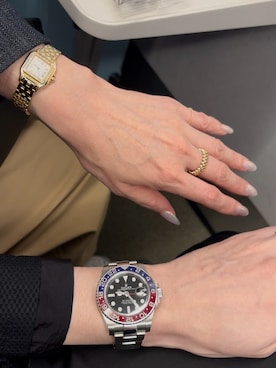 「ROLEX（ロレックス）のアイテム」を使った、ポ メ 川 🐶さん（メンズ・176cm）の春コーディネート
