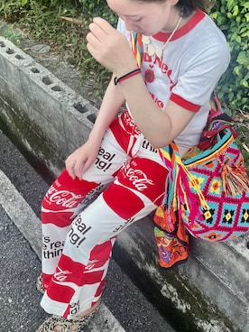 「アイテム（財布/小物）」を使った、nico0101sayonaraさん（レディース・156cm）の夏コーディネート