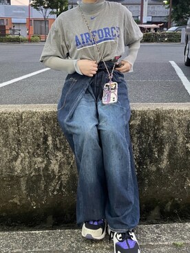 「USEDo（ユーズド）のアイテム（トップス）」を使った、nico0101sayonaraさん（レディース・156cm）の春コーディネート