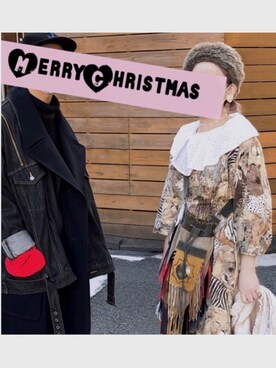 「FACETASM（ファセッタズム）のアイテム（ジャケット/アウター）」を使った、nico0101sayonaraさん（レディース・156cm）の冬コーディネート