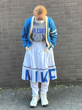 「USEDo（ユーズド）のアイテム（トップス）」を使った、nico0101sayonaraさん（レディース・156cm）の春コーディネート