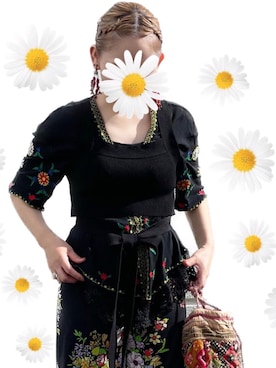 「JOURNAL STANDARD（ジャーナルスタンダード）のアイテム（ベスト、ブラック系）」を使った、nico0101sayonaraさん（レディース・156cm）の秋コーディネート