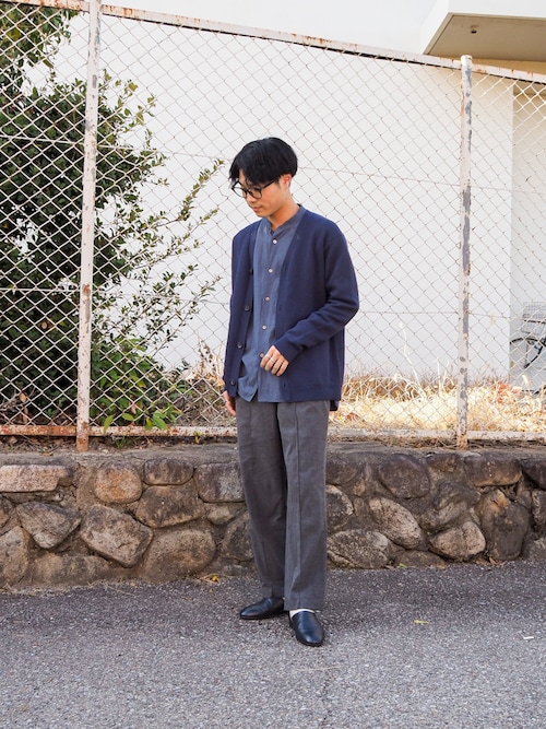 6ロクUNITED ARROWS バンドカラーシャツブラウスラウンドカラー
