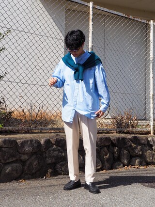パンツ Steven Alan T/C CHAMBRAY SLOW TAPERED Steven Alan（スティーブンアラン）の「＜Steven Alan＞ T/C