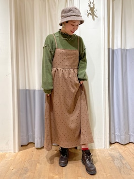 お芋ちゃん🐔🍠さん（レディース・160cm）の冬コーディネート