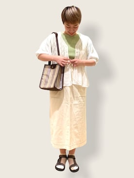 お芋ちゃん🐔🍠さん（レディース・160cm）の夏コーディネート