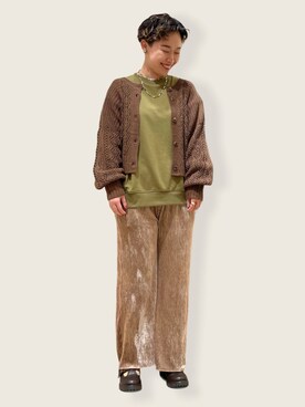 お芋ちゃん🐔🍠さん(レディース・160cm)の秋コーディネート