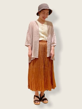 お芋ちゃん🐔🍠さん（レディース・160cm）の夏コーディネート