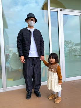 「MXP（エムエックスピー）のアイテム」を使った、ひこなさん（メンズ・173cm）の秋コーディネート