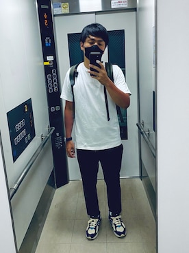 「MXP（エムエックスピー）のアイテム」を使った、ひこなさん（メンズ・173cm）の夏コーディネート