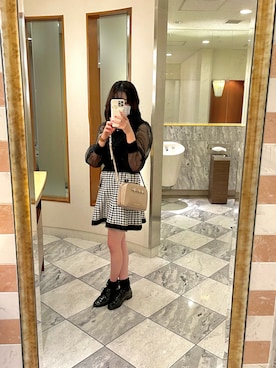 「アイテム（ワンピース、その他）」を使った、ひみこさん（レディース・155cm）の秋コーディネート