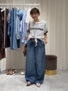 「DouDou（ドゥドゥ）のアイテム（アクセサリー）」を使った、hidemiさん（レディース・155cm）の夏コーディネート
