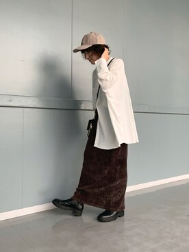 「キャップ女子」｜hidemiさん（レディース・154cm）の秋コーディネート