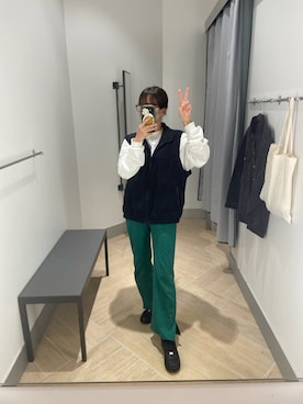 「沖縄」｜「アイテム（腕時計）」を使った、なりさん（レディース・165cm）の冬コーディネート