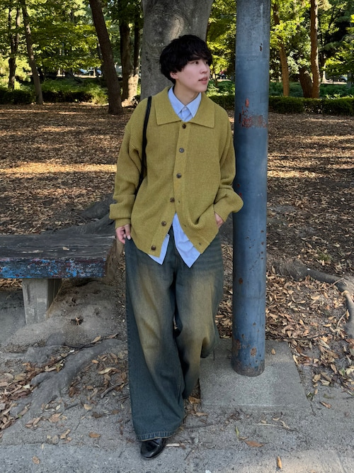 ATON / エイトン】GIZA STRIPE STANDARD SHIRT / ギザストライプ