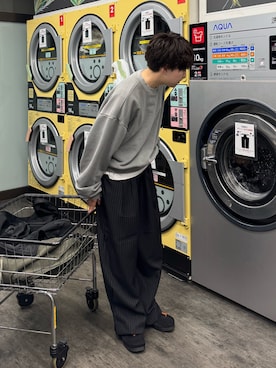 「Chikashitsu +（チカシツプラス）のアイテム」を使った、りょうさん（メンズ・165cm）の冬コーディネート