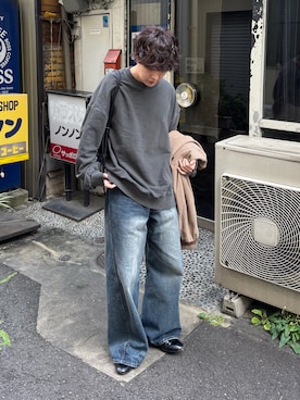 「アイテム（ドレスシューズ）」を使った、りょうさん（メンズ・165cm）の秋コーディネート