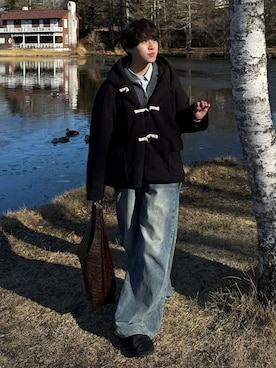 「おでかけコーデ」｜りょうさん（メンズ・165cm）の冬コーディネート