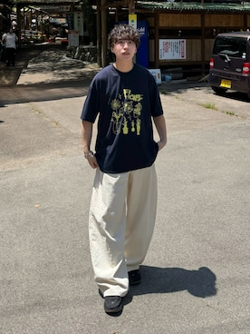 「JOURNAL STANDARD（ジャーナルスタンダード）のアイテム」を使った、りょうさん（メンズ・165cm）の春コーディネート