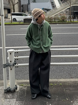 「thisisneverthat（ディスイズネバーザット）のアイテム」を使った、りょうさん（メンズ・165cm）の冬コーディネート