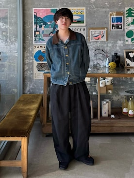 「Clarks（クラークス）のアイテム」を使った、りょうさん（メンズ・165cm）の夏コーディネート