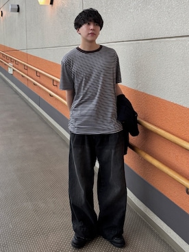 「アイテム（パンツ）」を使った、りょうさん（メンズ・165cm）の夏コーディネート