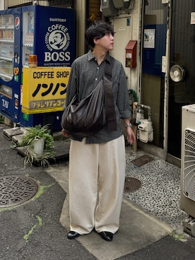 りょうさん（骨格ナチュラル・メンズ・165cm）の秋コーディネート