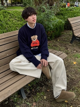 「おでかけコーデ」｜りょうさん（メンズ・165cm）の冬コーディネート