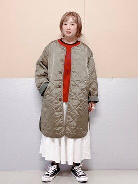 「Samansa Mos2（サマンサ モスモス）のアイテム（テーラードジャケット）」を使った、コナさん（レディース・150cm）の秋コーディネート