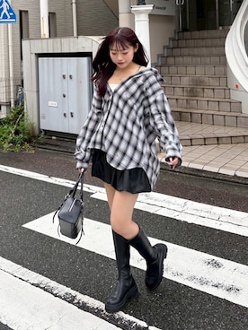 「Heather（ヘザー）のアイテム」を使った、Heatherさん（レディース・159cm）の夏コーディネート