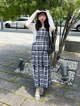 「Heather（ヘザー）のアイテム」を使った、Heatherさん（レディース・161cm）の夏コーディネート