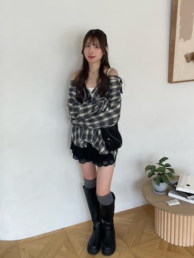 「Heather（ヘザー）のアイテム」を使った、Heatherさん（レディース・163cm）の夏コーディネート