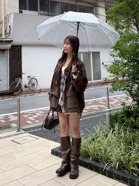 「Heather（ヘザー）のアイテム」を使った、Heatherさん（レディース・163cm）の夏コーディネート