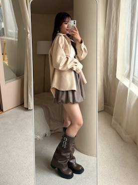 「Heather（ヘザー）のアイテム」を使った、Heatherさん（レディース・163cm）の夏コーディネート