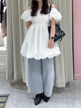 「Heather（ヘザー）のアイテム」を使った、Heatherさん（レディース・161cm）の夏コーディネート