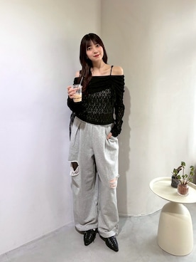 「Heather（ヘザー）のアイテム」を使った、Heatherさん（レディース・160cm）の夏コーディネート