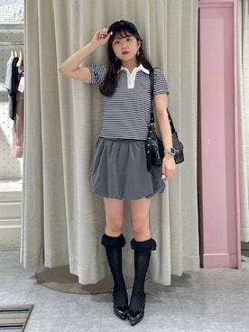「Heather（ヘザー）のアイテム」を使った、Heatherさん（レディース・161cm）の夏コーディネート