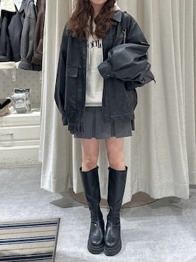 「アイテム（ブーツ）」を使った、Heatherさん（レディース・161cm）の夏コーディネート
