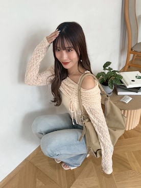 「Heather（ヘザー）のアイテム」を使った、Heatherさん（レディース・163cm）の夏コーディネート
