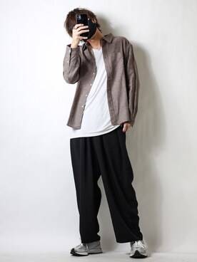 「チョコ色に染まれ」｜「アイテム（福袋/福箱）」を使った、TJさん（メンズ・177cm）の冬コーディネート