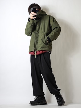 「URBAN RESEARCH Sonny Label（アーバンリサーチサニーレーベル）のアイテム（マウンテンパーカー）」を使った、TJさん（メンズ・177cm）の冬コーディネート