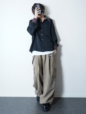 「アイテム（その他）」を使った、TJさん（メンズ・177cm）の秋コーディネート