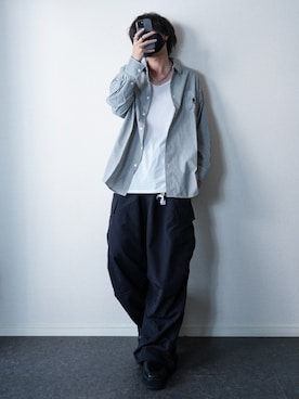 「アイテム（財布/小物）」を使った、TJさん（メンズ・177cm）の秋コーディネート