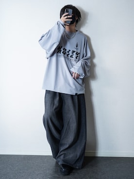 「アイテム（財布/小物）」を使った、TJさん（メンズ・177cm）の秋コーディネート