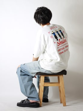 「KGFR（カガフリ）のアイテム」を使った、TJさん（メンズ・177cm）の夏コーディネート