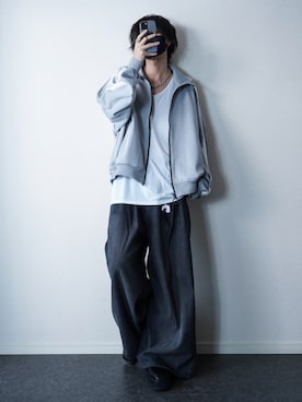 「アイテム（キーケース/キーアクセサリー）」を使った、TJさん（メンズ・177cm）の秋コーディネート