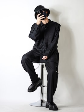 「モードストリート」｜「アイテム（福袋/福箱）」を使った、TJさん（メンズ・177cm）の秋コーディネート