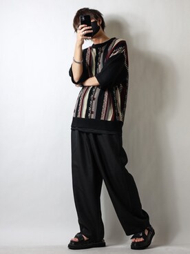 「リング」｜「アイテム（福袋/福箱）」を使った、TJさん（メンズ・177cm）の夏コーディネート